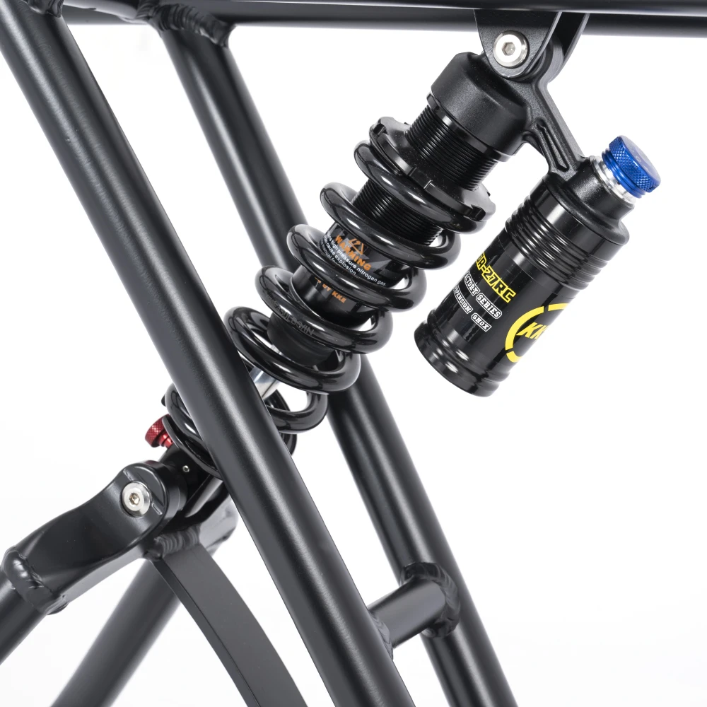 Ebike Frame With KKE Rear Shock 6061 Aluminum Alloy Material for Fat Bike Use