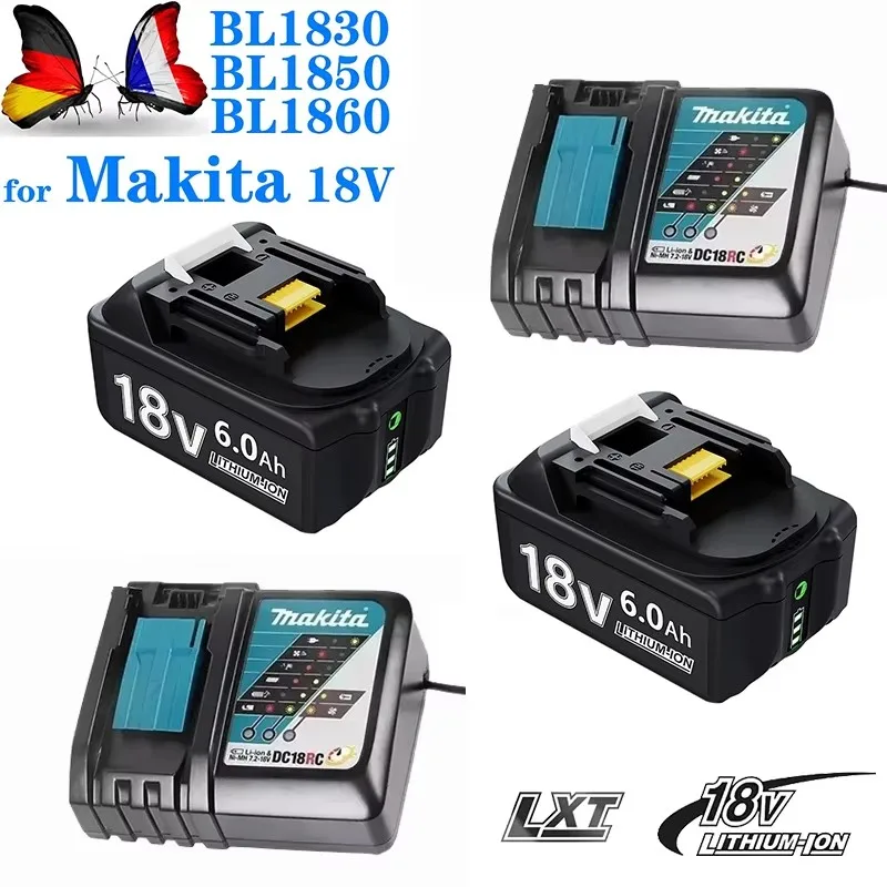 Genuine Original Makita 18V LXT Battery, 3.0Ah/6.0Ah/9.0Ah H