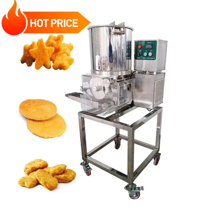 Automatic Meat Patty Forming Machine Commercial Stainless Steel Burger Patty Making Equipment for Food Processing custom