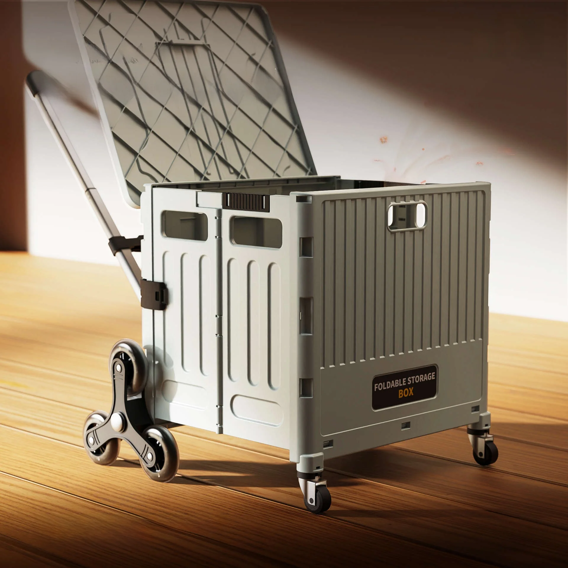 

Портативная многофункциональная тележка для домашнего использования, корзина для овощей, мобильная уличная тяга, ящик для хранения, тележка для камеры Utili