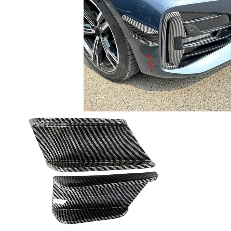 Car Front Bumper Side Splitter Spoiler Canards Trim For BMW 4 Series G22 G23 M Sport 2020+