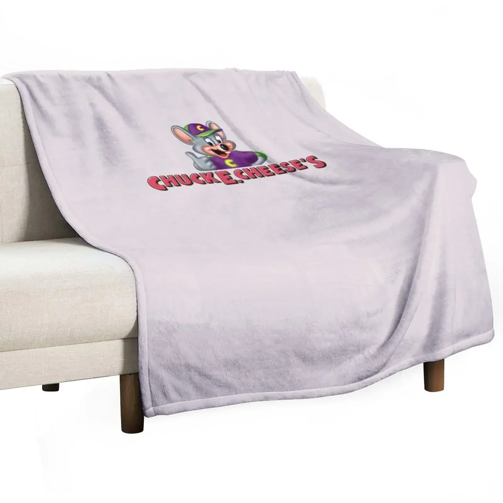 

Chuck E. Cheese&x27;s Classic T-Shirt Throw Blanket Air Conditioner Soft Blanket for Office Home