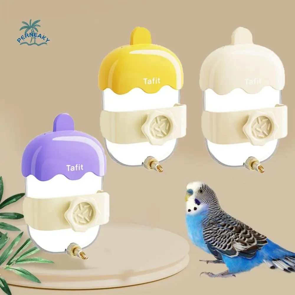 

Plastic Automatic Bird Feeder Hanging Large Capacity Automatic Bird Waterer with Clip 360ml Bird Cage Water Dispenser for Home
