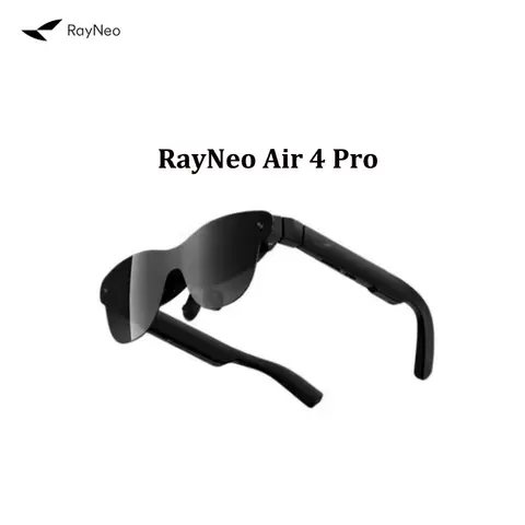 RayNeo Air 4 Pro Smart AR Glasses,Supports HDR10, 3840Hz, 4 Speakers, 1200 Nits,Micro-OLED Dual-layer Screen, Clearer Oculos