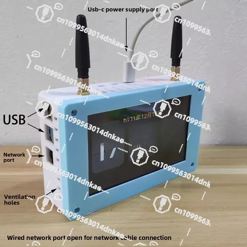 Shell Kit Is Suitable for 5-inch Screen G External Electric Belt 2.5cm Fan 4B Size Relay Board