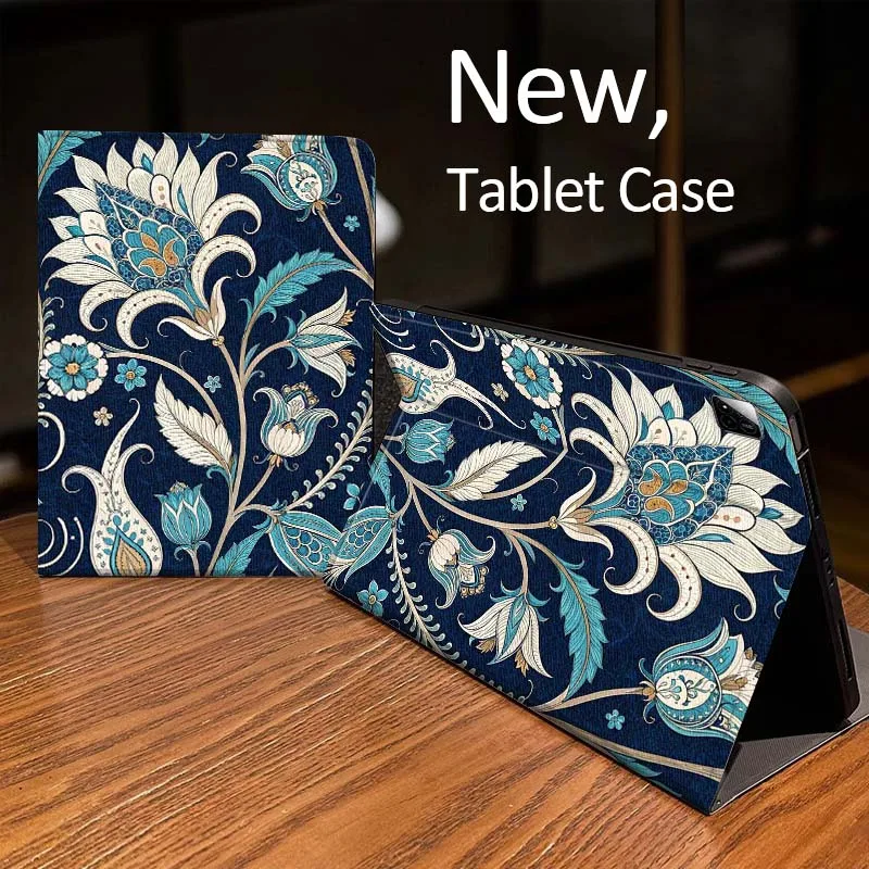 

Cartoon Flower Leaf Pattern For Xiaomi Mi Redmi Pad 2 4 5 7S 6S 6 7 8 Plus SE Pro K 2025 inch 8.7 11 Tablet Case