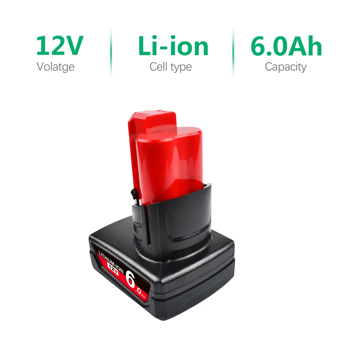 12V batterie für milwaukee m12 werkzeuge Lithium-ionen Akku 3000/6000mAh M12 XC Cordless Werkzeuge 48-11-2402 batterien