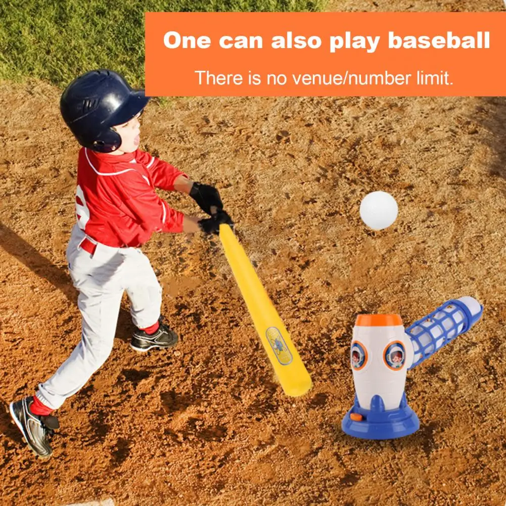 Kids Baseball Pitching Machine Independent Training Simple Operation Auto Release Battery Powered Baseball Trainer Sports Suppli