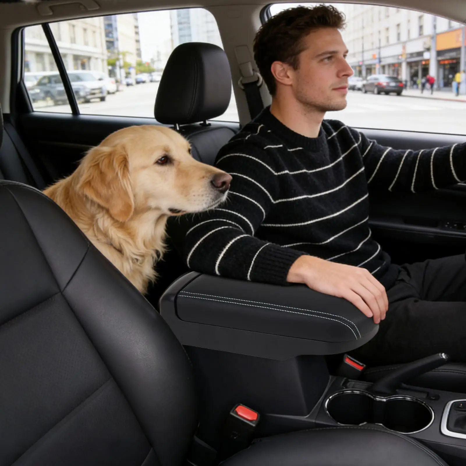 

Накладка на центральную консоль для Toyota Corolla, подлокотник, органайзер, выдвижная панель, для автомобилей, внедорожников, грузовиков