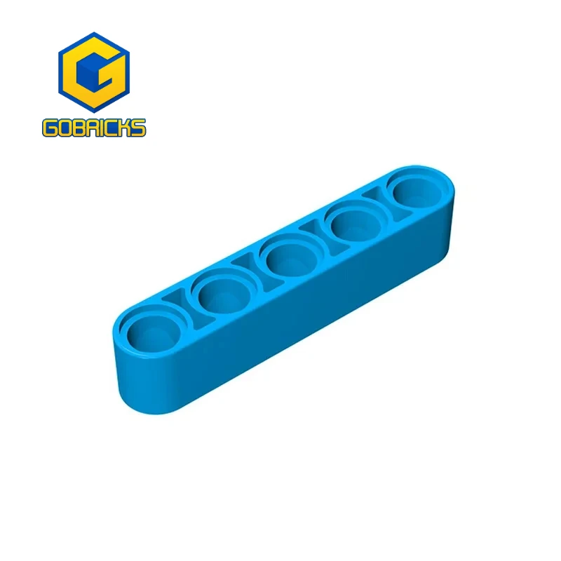 

Gobricks GDS-664 Perforated Arm 1 x 5 Technical 1 PCS, Liftarm Thick Bricks Compatible With Children's DIY Educational bricks