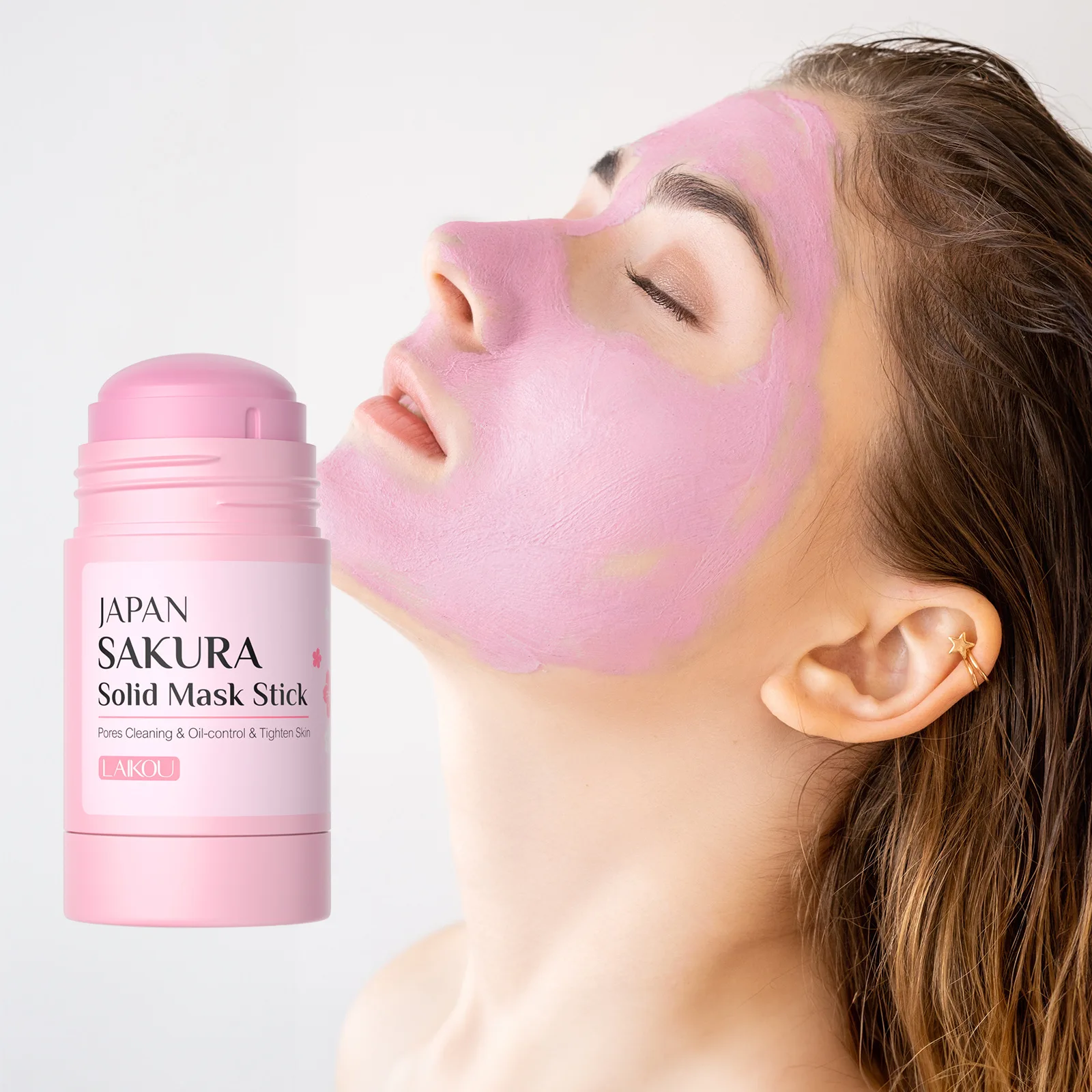 

Sakura Cleansing Face Mask Stick 40g– Pore Cleaner Blackhead Removal Oil Control and Skin Moisturizer Deep Cleanser Facial Mask