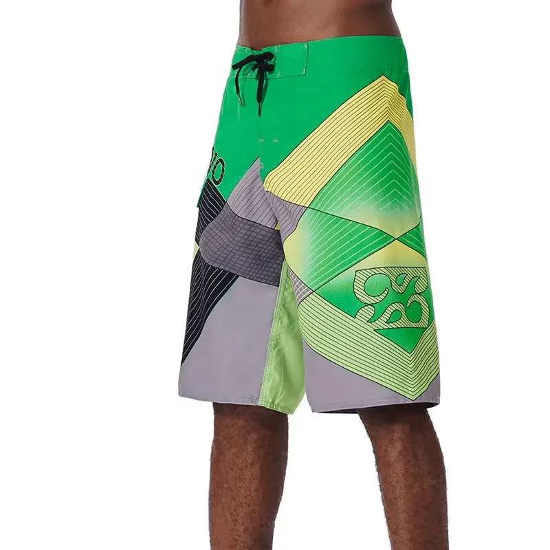Sommer-Shorts für Herren in den Größen 30-44, lässige, atmungsaktive Jogging- und Fitnesshosen, lockere bedruckte Boardshorts, Surf- und Strandhosen, Badehosen – Detail 12