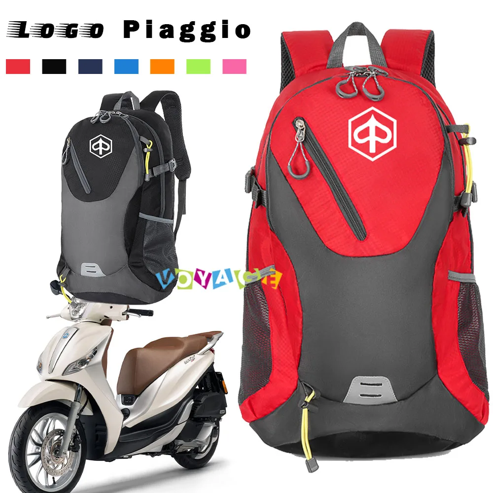 

Bag Men's and Women's Large Capacity Travel Backpack For Piaggio Vespa MP3 ZIP Fly PX Outdoor Sports Mountaineering Accessories