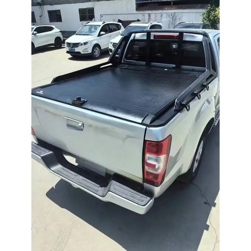 Manual Aluminum Roller Tonneau Cover Pickup Truck Bed Accessories Compatible with Ranger