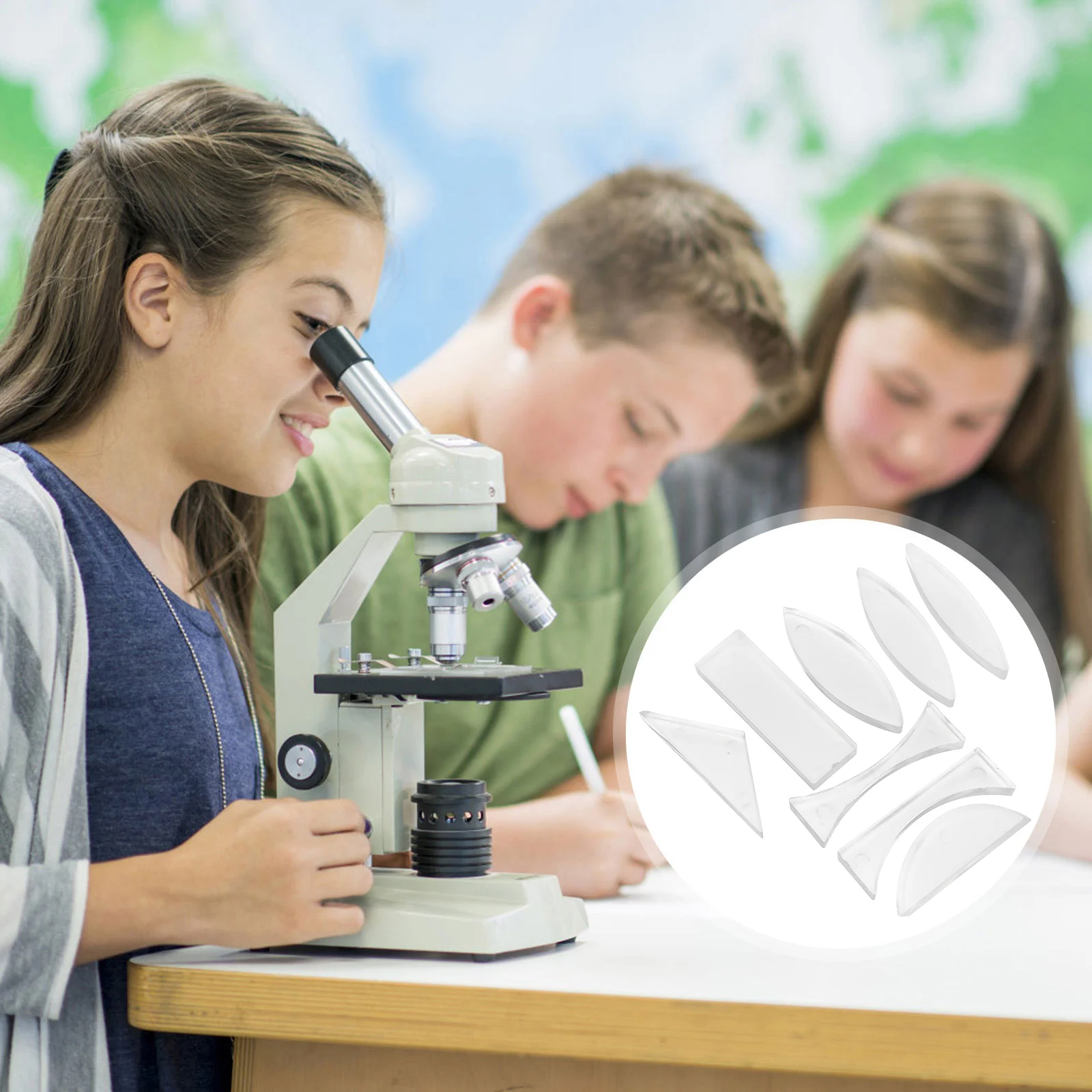 Optical Experimental Lenses Convex for Science Supplies Multifunction Reflector Refraction Child