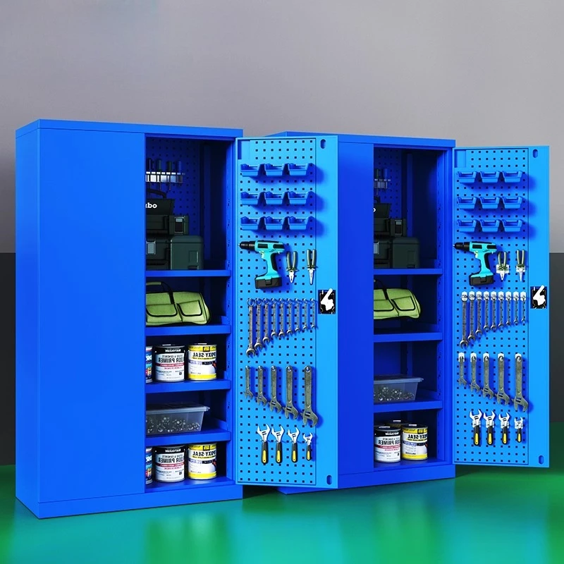 

Heavy tool Thickened locker for workshop Auto repair Hardware parts cabinet with drawers Factory sundries storage cabinet