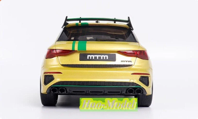 GT Spirit 1/18 For Audi 2022 S3 MTM Resin Diecast Model Car Toys Boys Gifts Birthday Gifts Hobby Display Collection Ornaments