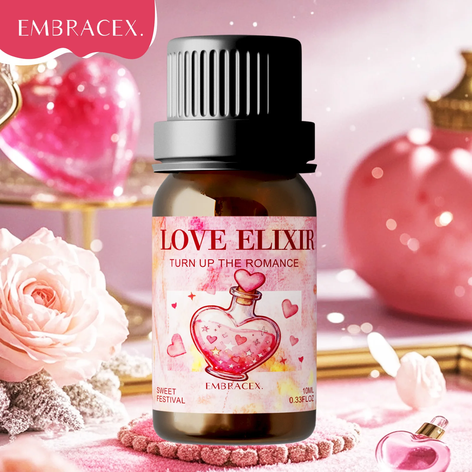 10ml Love Elixir Fragrance Oils Candle Making Car Air Freshener Valentine Gift Romantic Aroma oil Long-Lasting Scent