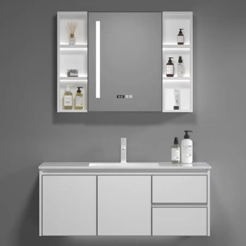 

Bathroom vanity sink combination bathroom cabinet with mirror floating rectangular bathroom vanity