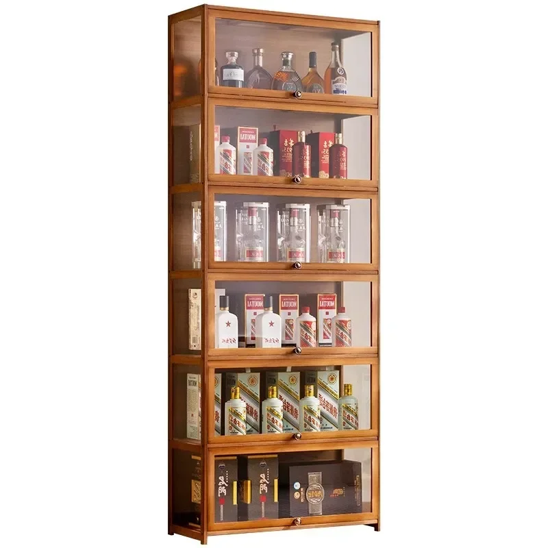 Wine cabinet wine rack, living room wine cabinet ornament