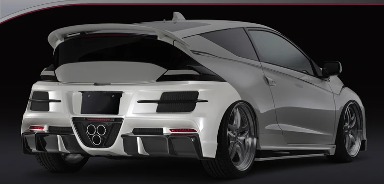

suitable for For Honda 10.2 -12.8 CRZ ZF1 SBLK Style Fiberglass Rear Bumper
