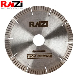 Raizi 5Pcs/10pcs Diamond Saw Blade For Tile Cutting Machine Marble Stone Ceramic Tile Cutter Saw Blade 116mm