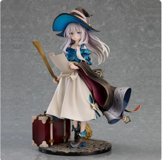 Figura de anime Wandering Witch: The Journey of Elaina, modelo de cosplay versión Q, adorno decorativo para escritorio, regalos de Navidad NM