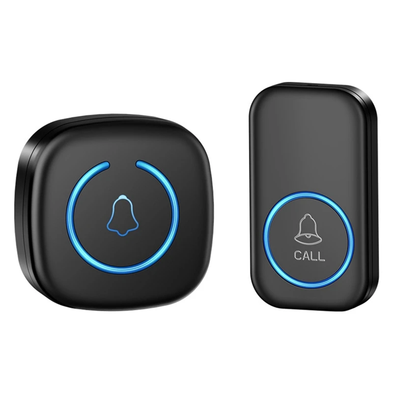 Wireless Doorbell Intelligent Welcome Door Bell 300M 60 Songs Melodies Home Smart Doorbell