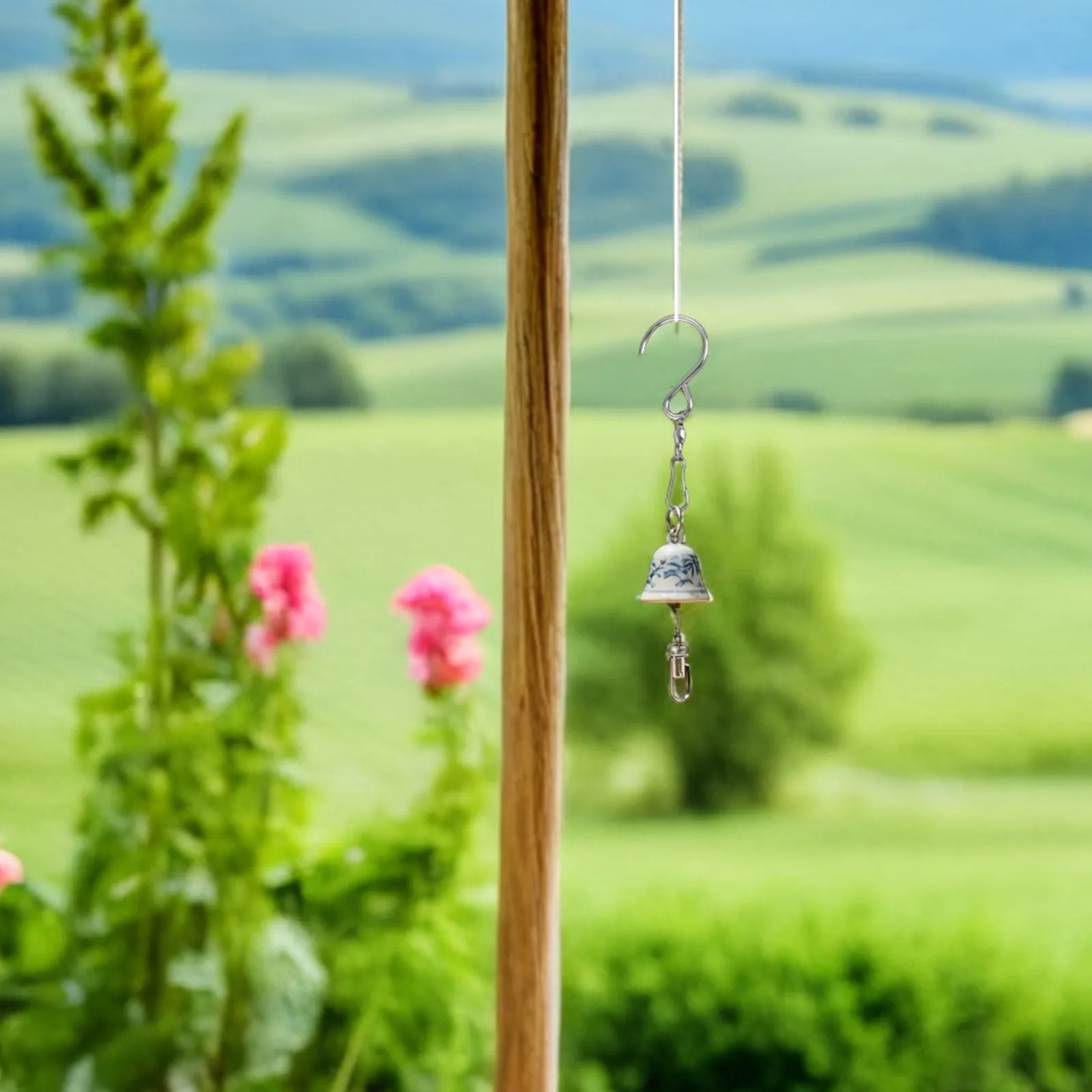 12Pcs Stainless Steel Swivel S Hooks Outdoor Hanging Basket Heavy Duty Bird Feeder Holder Wind Chime Spinner Wind Chime Clips
