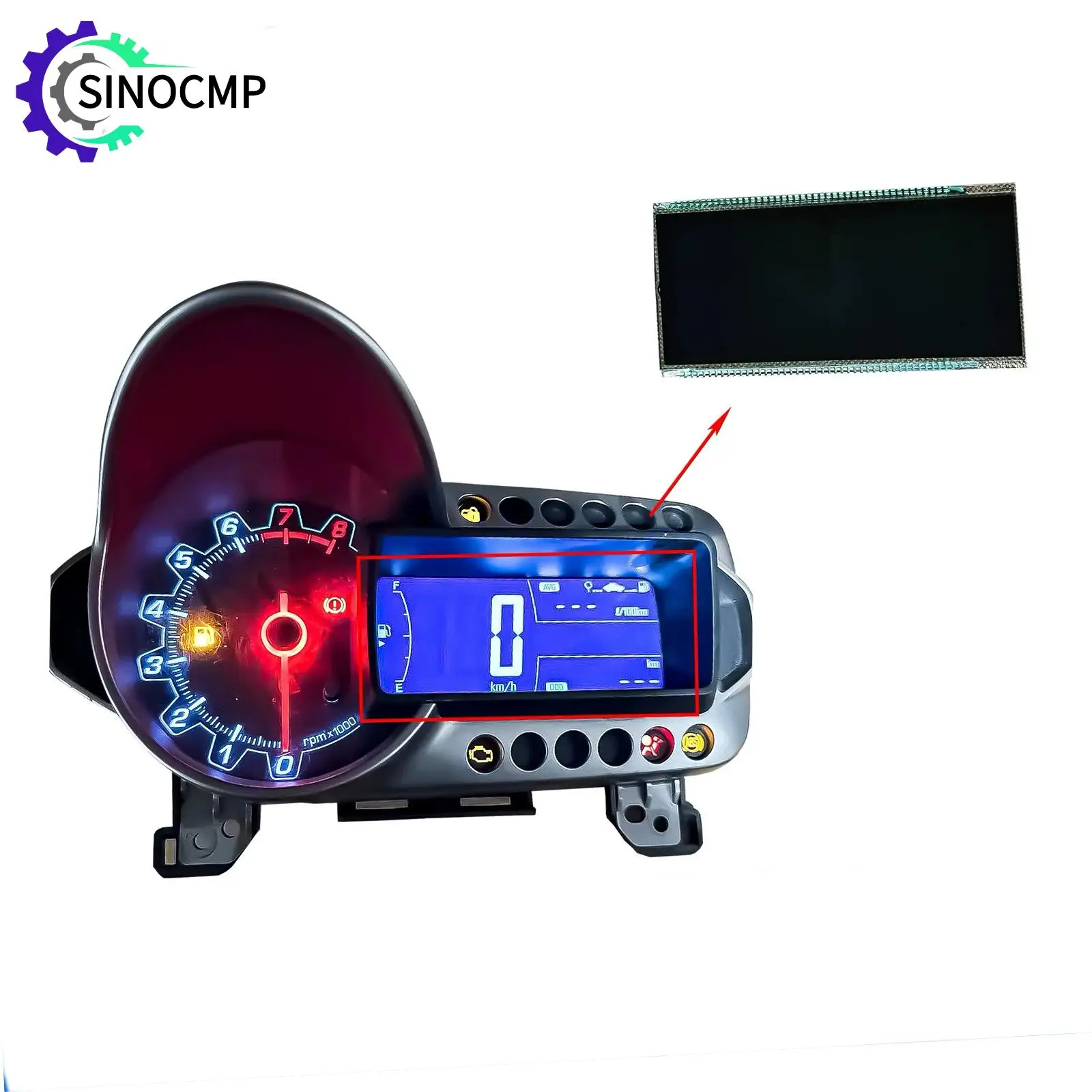 Instrument Cluster LCD Display Large Screen For Chevrolet Aiveio Trax Aveo Sonic Display Screen Missing Words Maintenance Screen