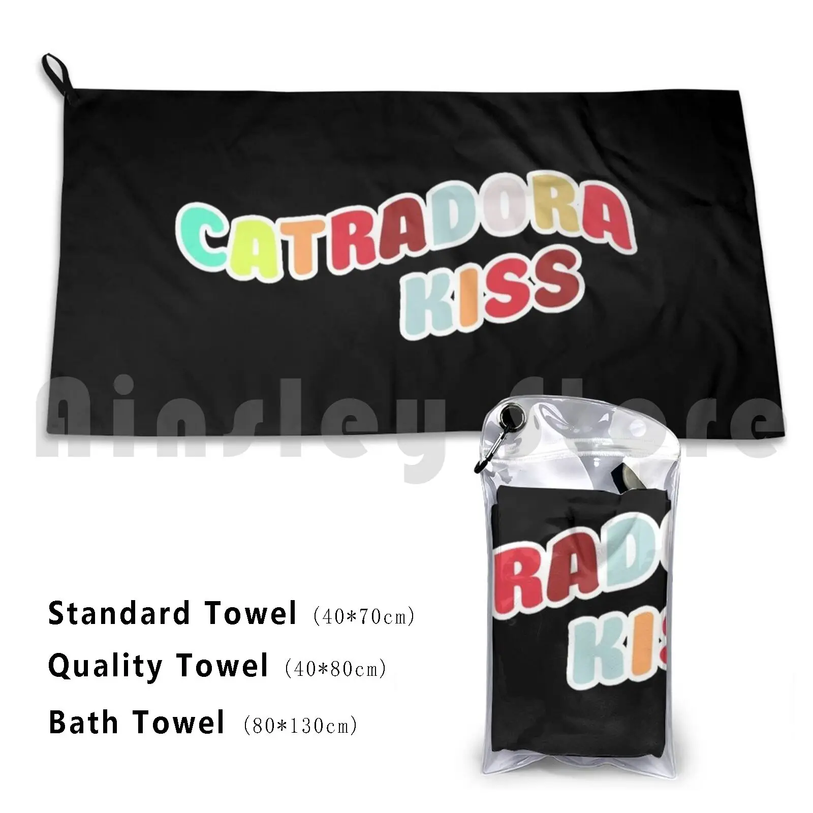 Catradora Kiss Sticker Custom Towel Bath Towel Catra Catradora Adora Shera She Ra Shera Princess Of Power