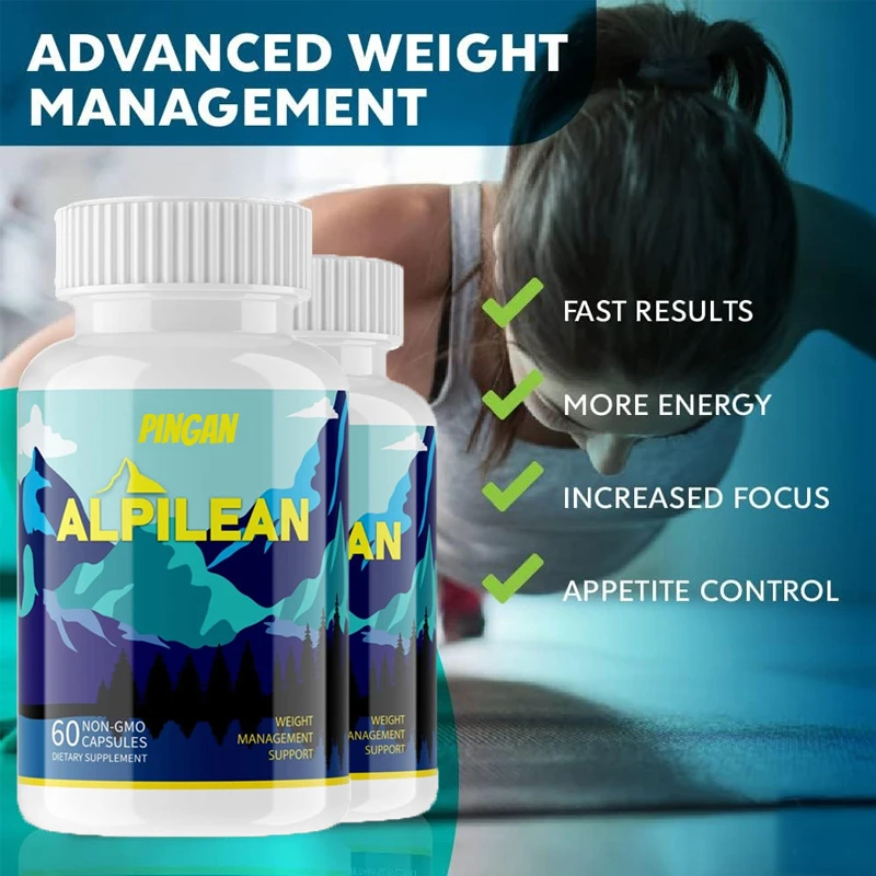

Alpilean Max Weight Loss Capsules Control Appetite and Improve Metabolism Himalayan Dietary Supplement, (60 Capsules)