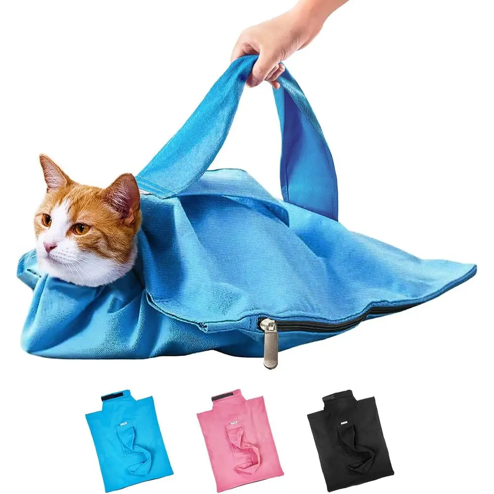 Bolsa de Transporte para Gatos, Suave y Acogedora, para Gatos Medianos y Pequeños, en Azul Cielo, para Mayor Comodidad y Abrazos
