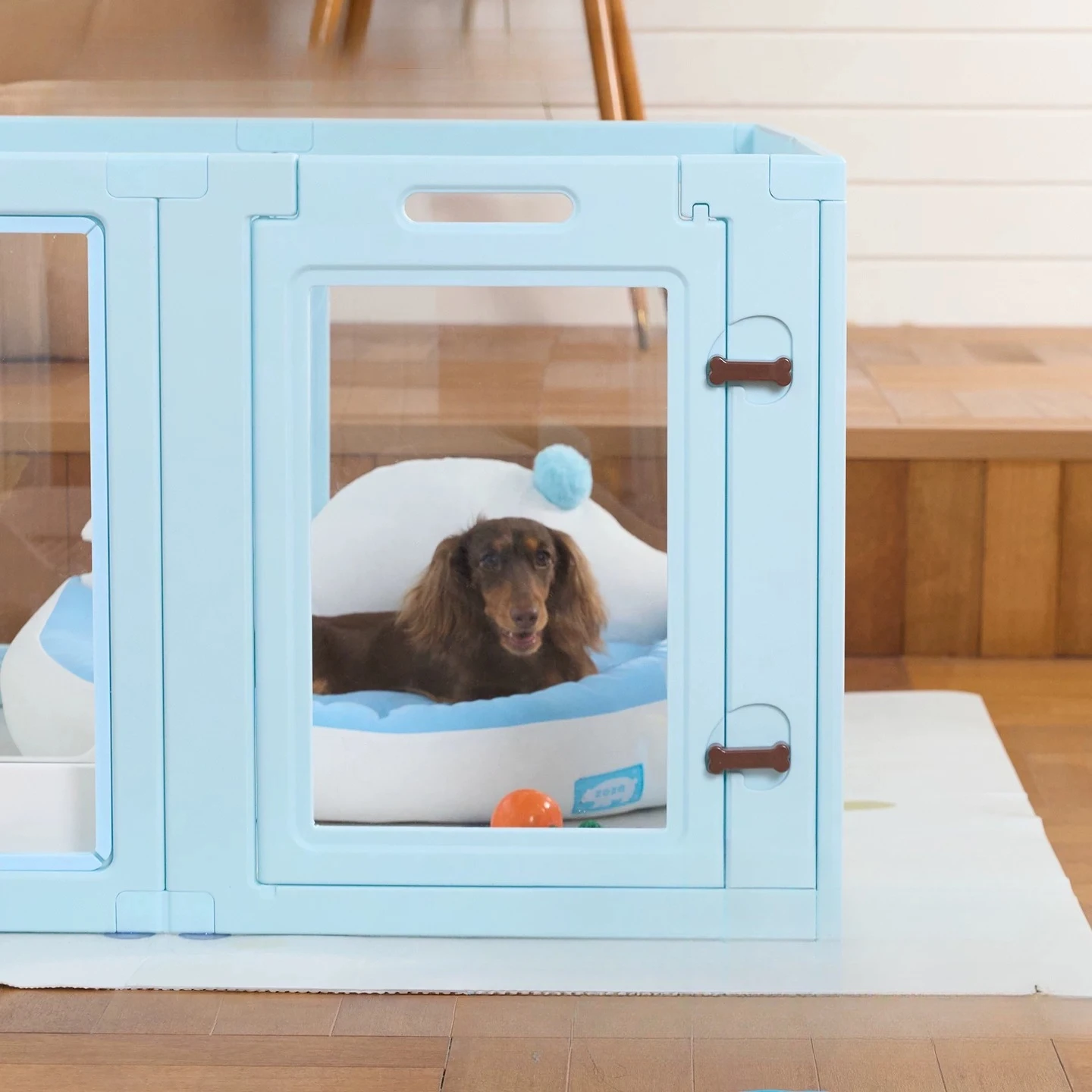 Large Nordic Dog Fence Acrylic Outdoor Playpen Indoor Modular Dog Fence Kennel Supplies Retractable Barrera Perro Home Decor