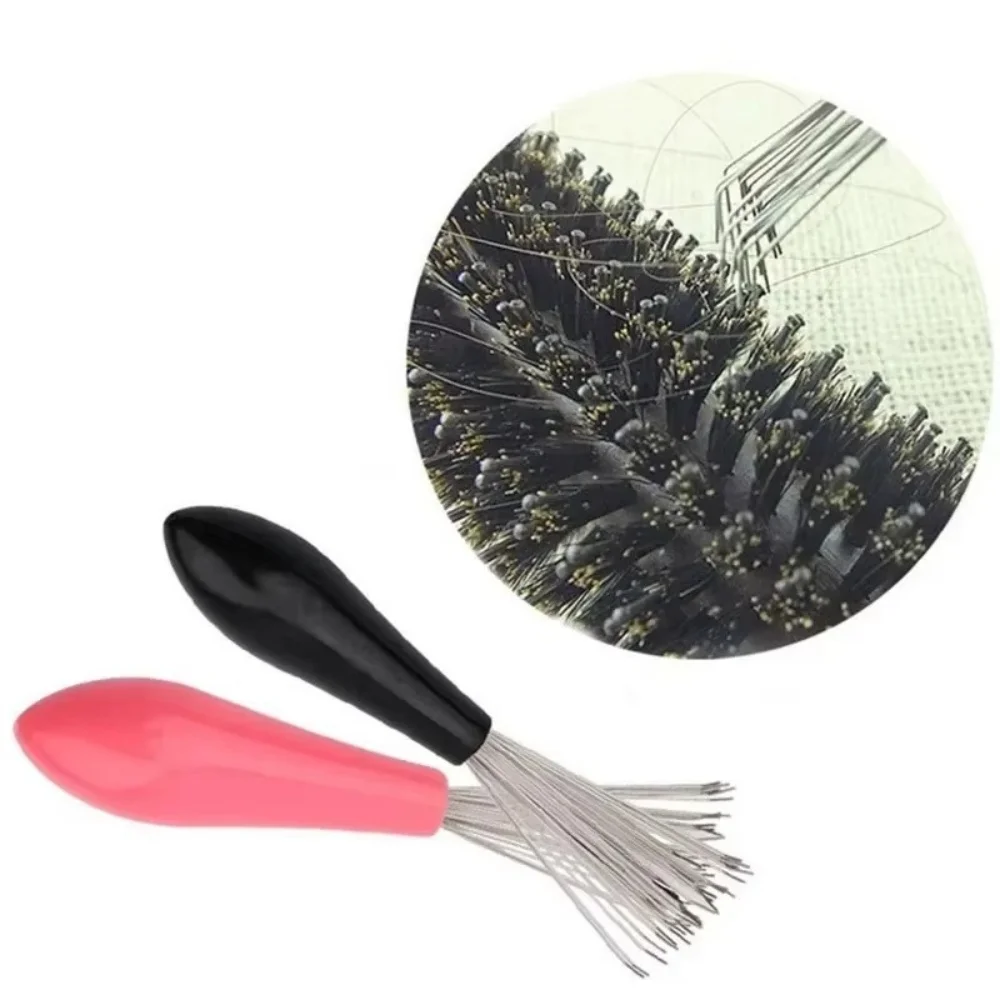 Portable Mini Hair Brush Comb Cleaner Embedded Hair Remover Tool Cleaning Supplies For Household And Salon Beauty Maintenance