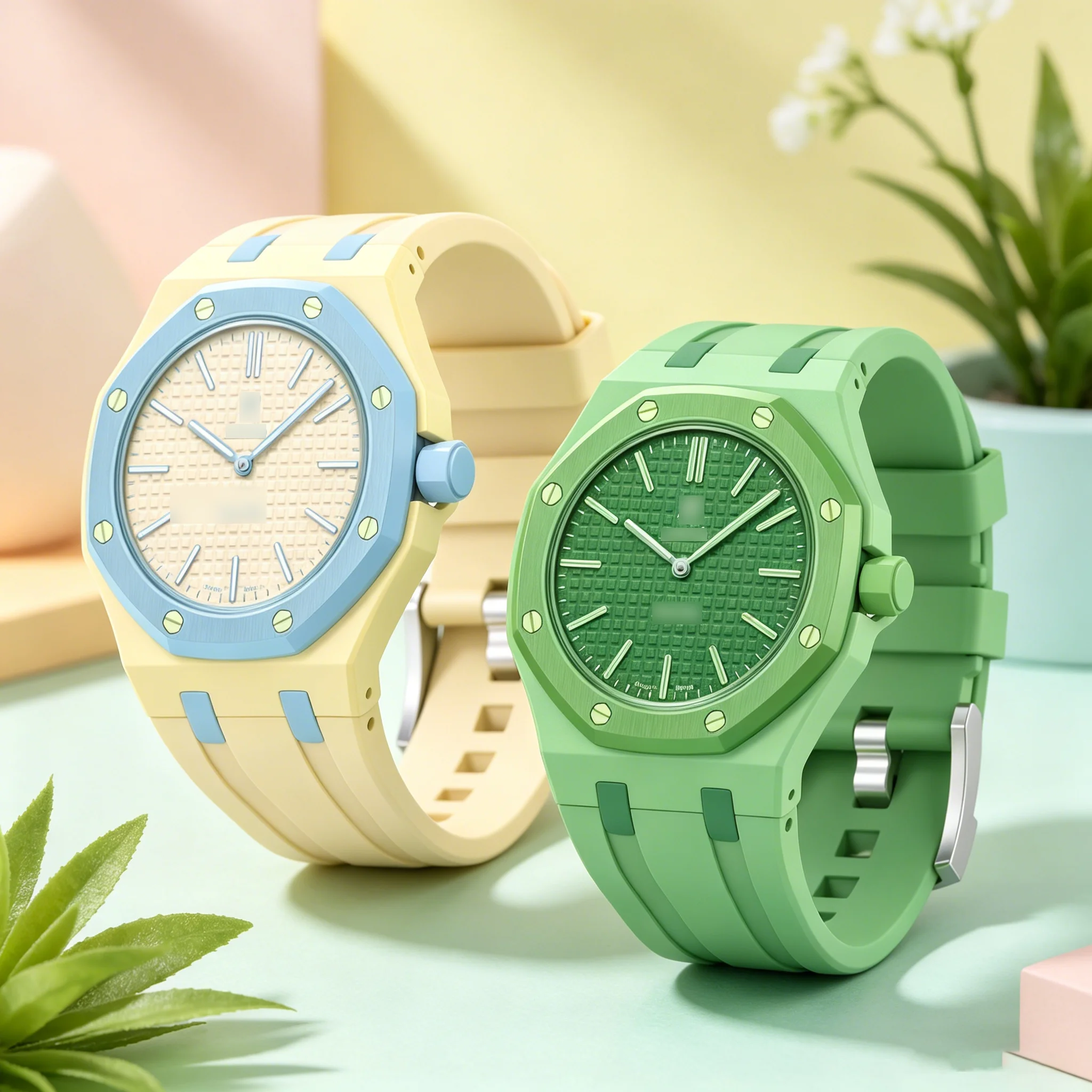 Case+Band for Swatch x AP Royal Pop Pocket Watch Change to Wristwatch Silicone Bracelet Correa All-around Protection Accessories