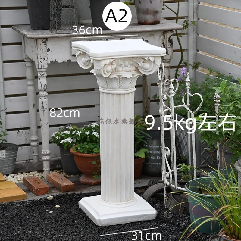 Floor-to-ceiling European Roman columns Wedding props Wedding road guide decoration Photo studio photo background