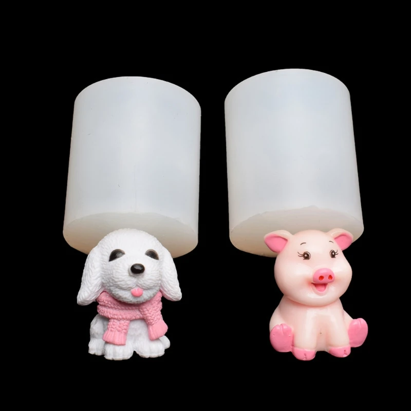 

Dog&Pig Molds Silicone Molds for Epoxy Resin Casting DIY Mold for Dog&Pig Shaped Toy Children Making Supplies Dropship