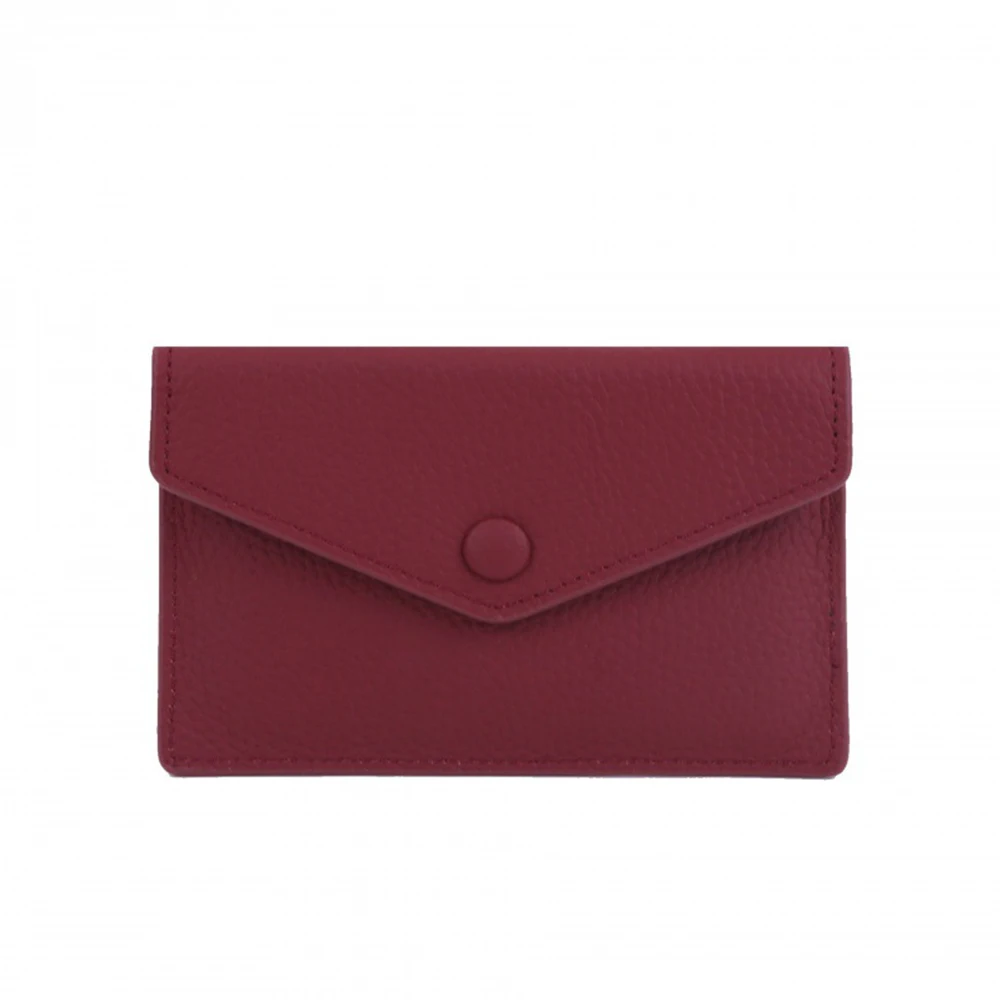 Personalisierte Buchstaben, echtes Rindsleder, ultradünnes Kartenetui für Damen, kurzer Umschlag für Damen, Damen-Geldbörse – Detail 15