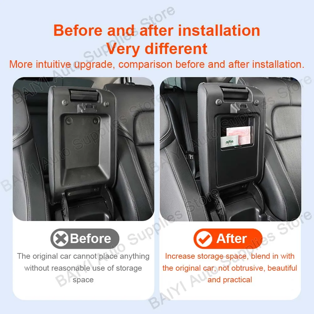 For Civic 11th Armrest box storage box, For Honda Integra Car Hidden installation storage box, Car interior accessories supplies