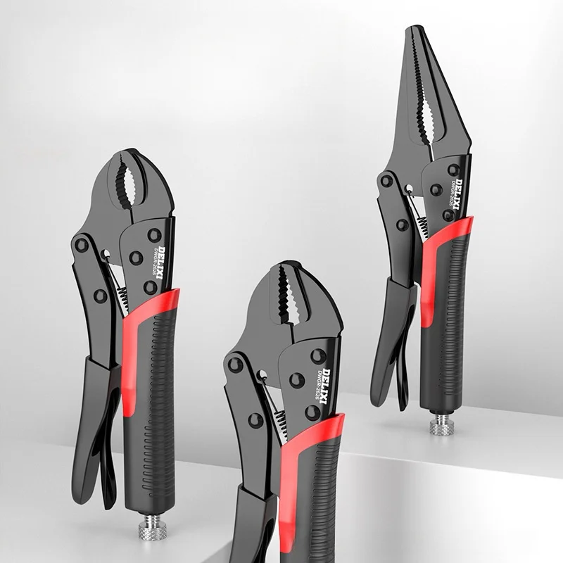 Allsome Strong Pliers Multifunction Clamp Tool Universal Pressure Pliers Industrial Grade Manual Fixed Universal Pliers