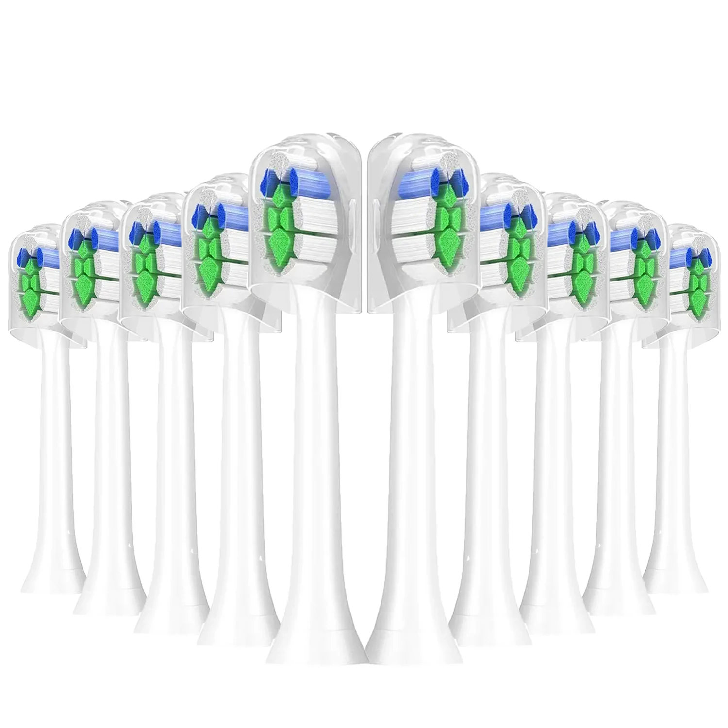 2-20 stuks vervangende opzetborstels compatibel met Philips Sonicare elektrische opzetborstels 4100 6500 6100 7500 5300 1100