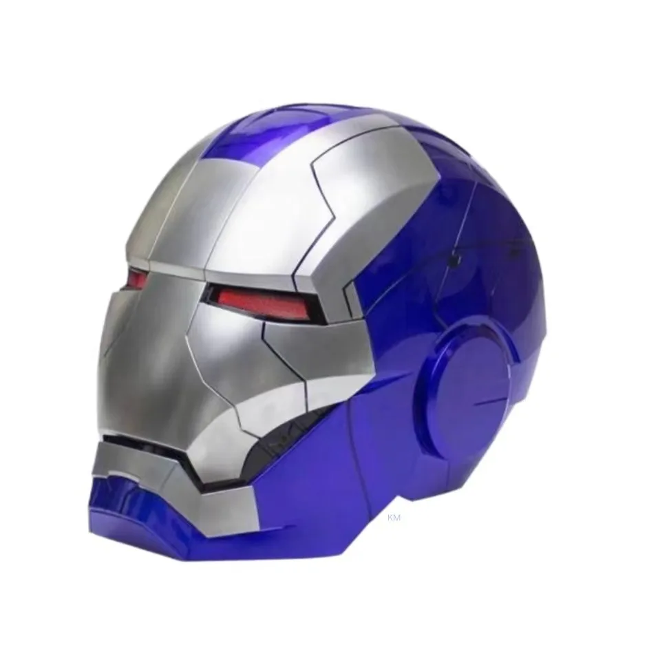 Iron Man Helm Nieuw Elektrisch Spraakgestuurd Speelgoed met Beweegbaar Zwart Goud Zilver Masker Trendy Verzamelbaar Action Figure Accessoire