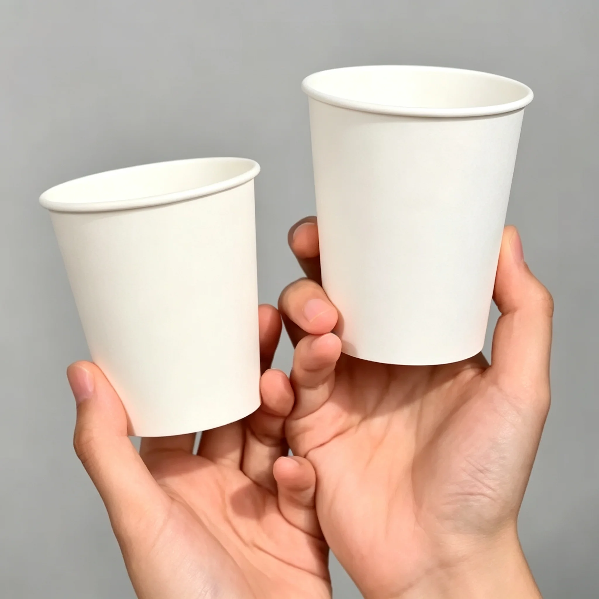 7oz 50/200pcs Disposable Paper Cups, Hot Drink Coffee Tea Cups for Home Office Restaurant Party Use, Travel Beverage Cups