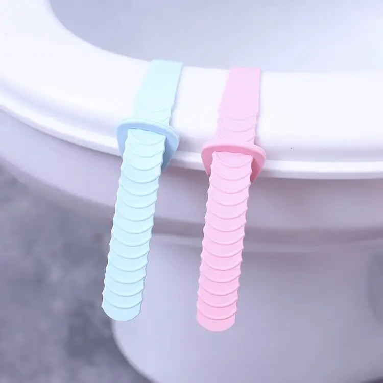 Silicone Toilet Lid Lifter Anti‑Dirty Toilet Seat Handle Hygienic Lifting Puller for Home Travel Bathroom Accessory