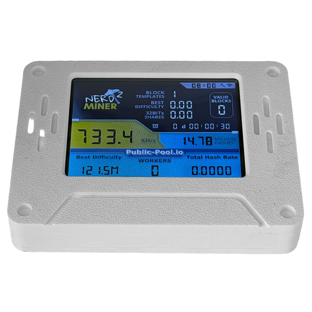 

Стабильный майнер Nmminer V2 735 Kh/s для BTC с сенсорным экраном 2,8 дюйма, обновленный криптомайнер для дома и офиса