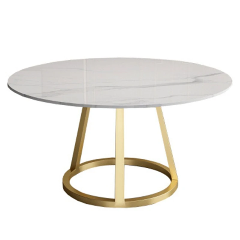 

Nordic marble dining table modern simple combination light luxury household small apartment