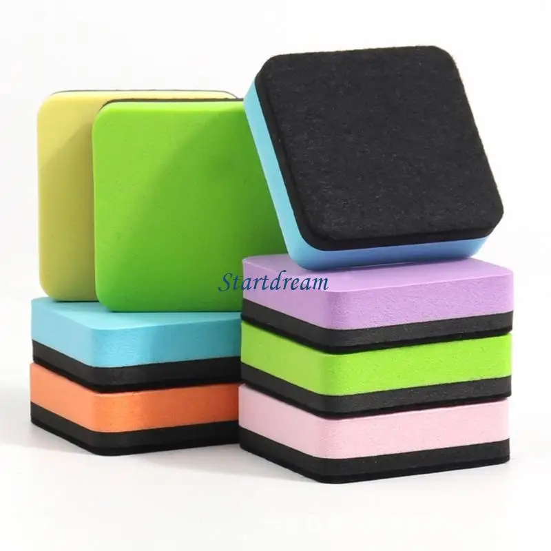 24/48 قطعة ممحاة السبورة ورأى منظف اللوحة الممحاة الجافة محايات السبورة الأنظف للمدرسة والمكتب والفصول الدراسية والمكتب K92C #3