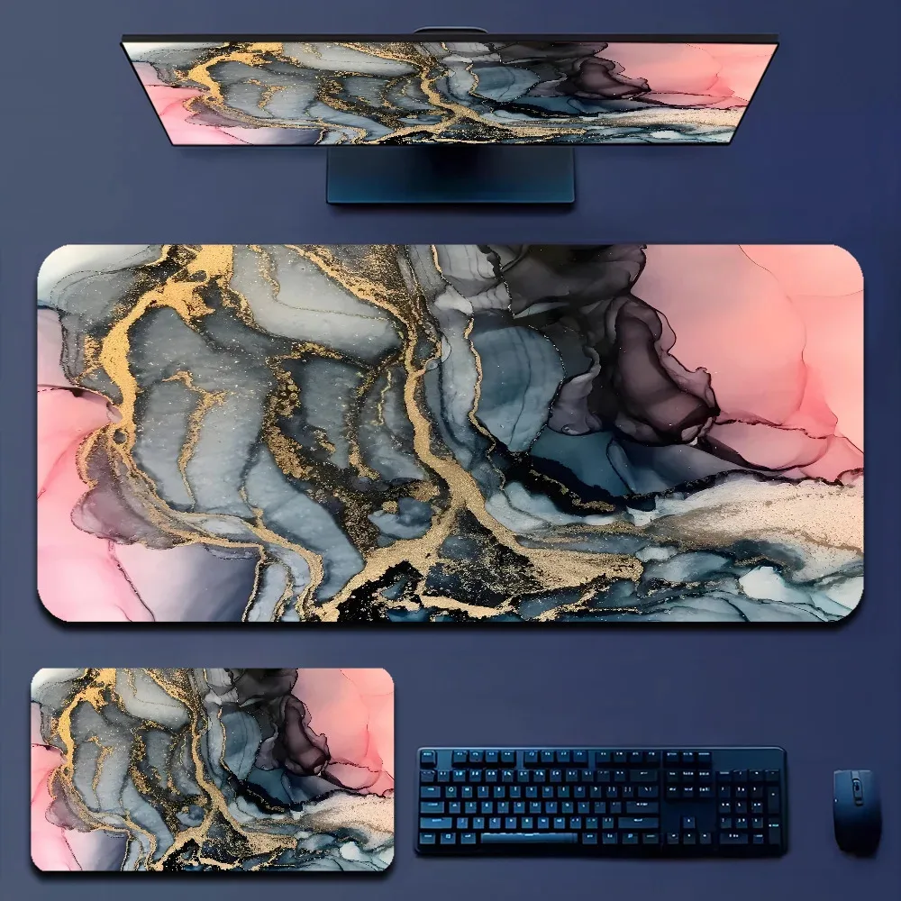 large marble desk mat gaming