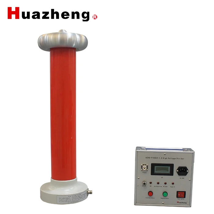 Huazheng Electric Factory Price AC DC Digital  100kv 200kv High Voltage Capacitive Voltage Divider